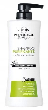 

Шампунь для волос, 400 мл Biopoint Purificante Limone