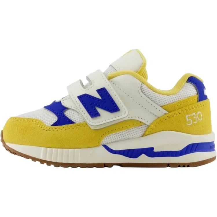Детские кроссовки для малышей с широкой колодкой NB 530 New Balance, White/Yellow/Blue
