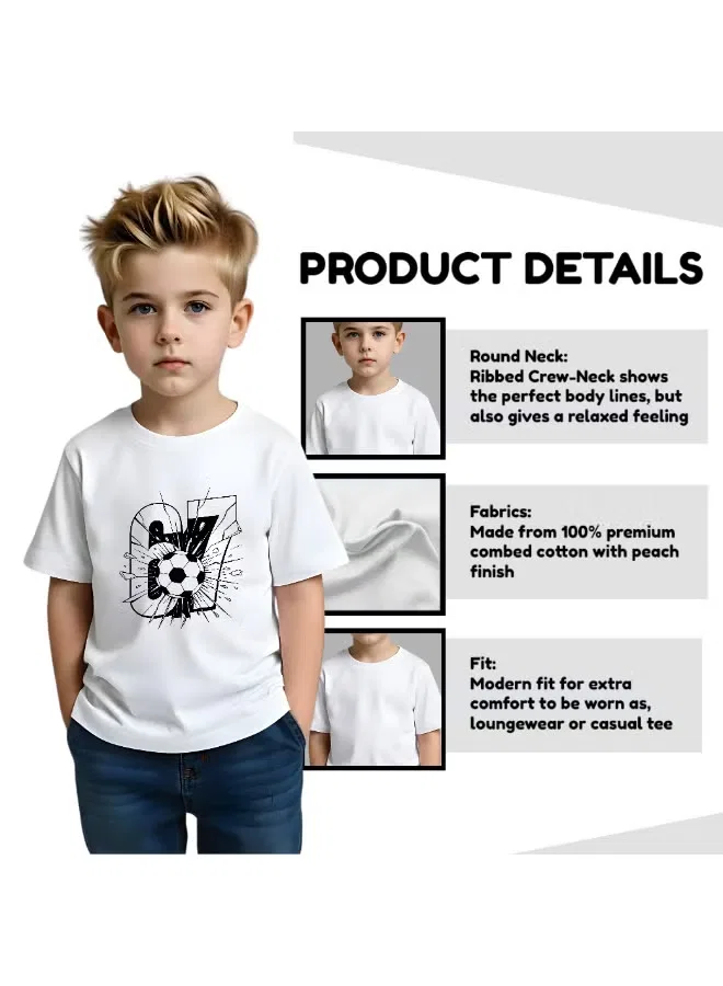Футболка с принтом на день рождения, короткий рукав, Printshop4Me, белый — фото 4