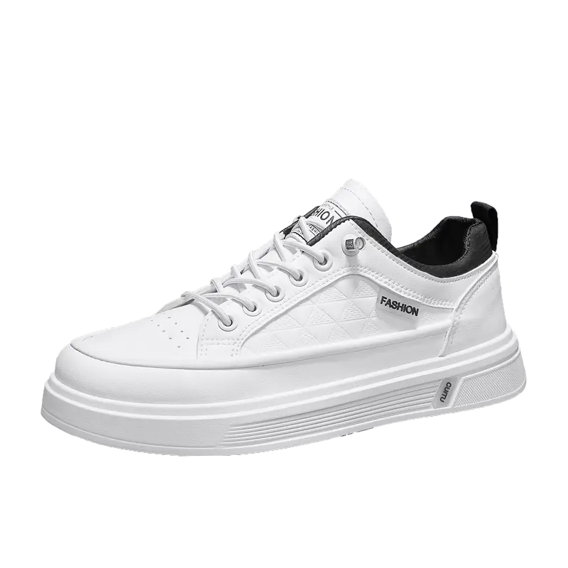 

Мужские повседневные низкие туфли с амортизацией, износостойкие, дышащие, легкие, увеличивающие рост Boogie Bear, White