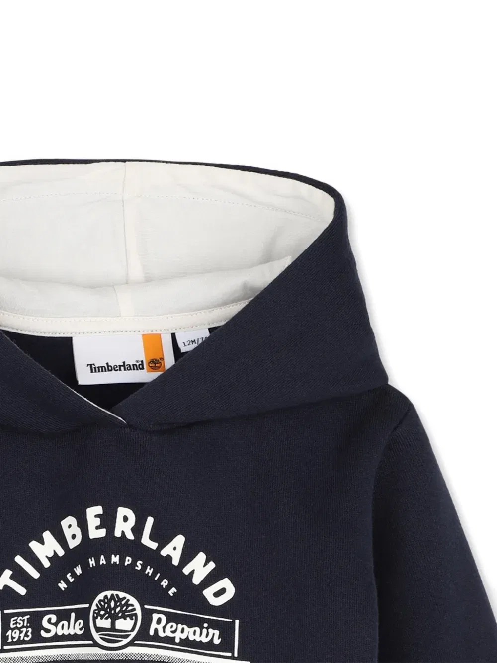 Худи с графичным принтом Timberland Kids, синий — фото 3