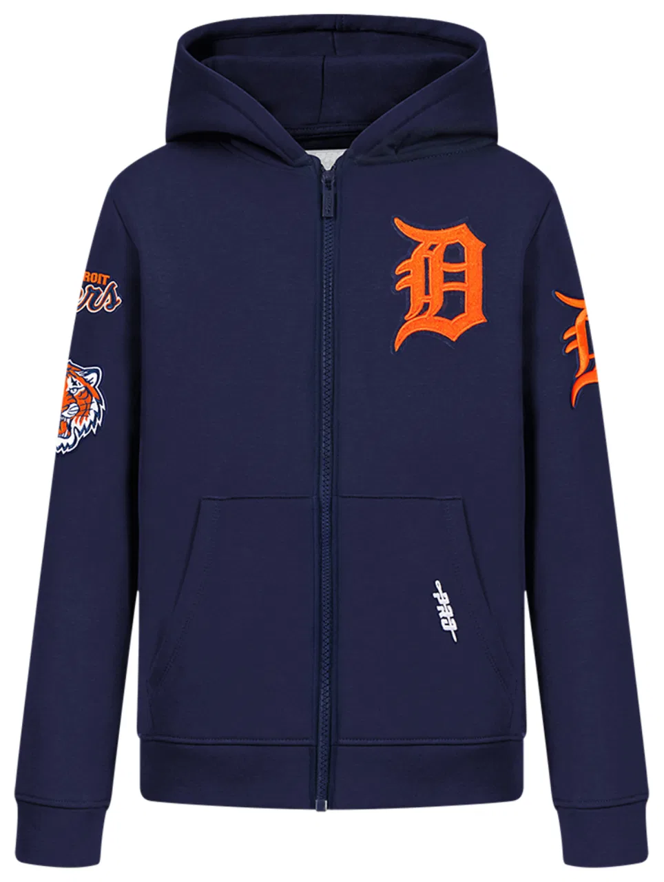 Флисовая кофта на молнии для мальчиков Classic Detroit Tigers Pro Standard, цвет Midnight Navy