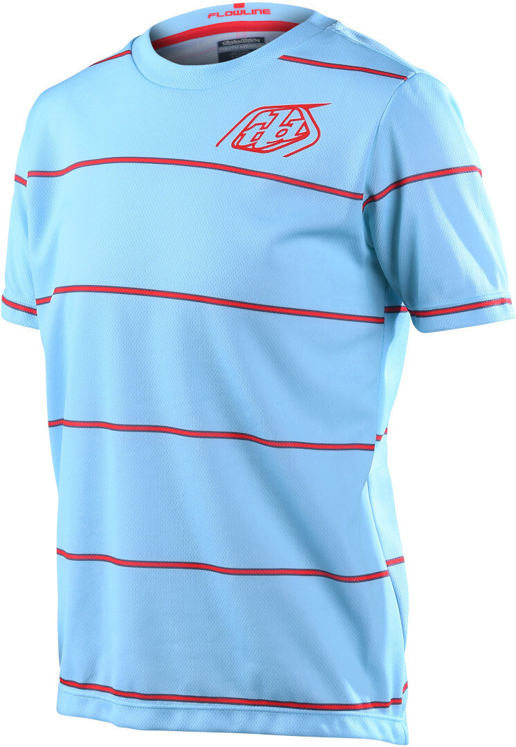 

Джерси Troy Lee Designs Flowline Revert Молодежные для велосипеда, сине-красные