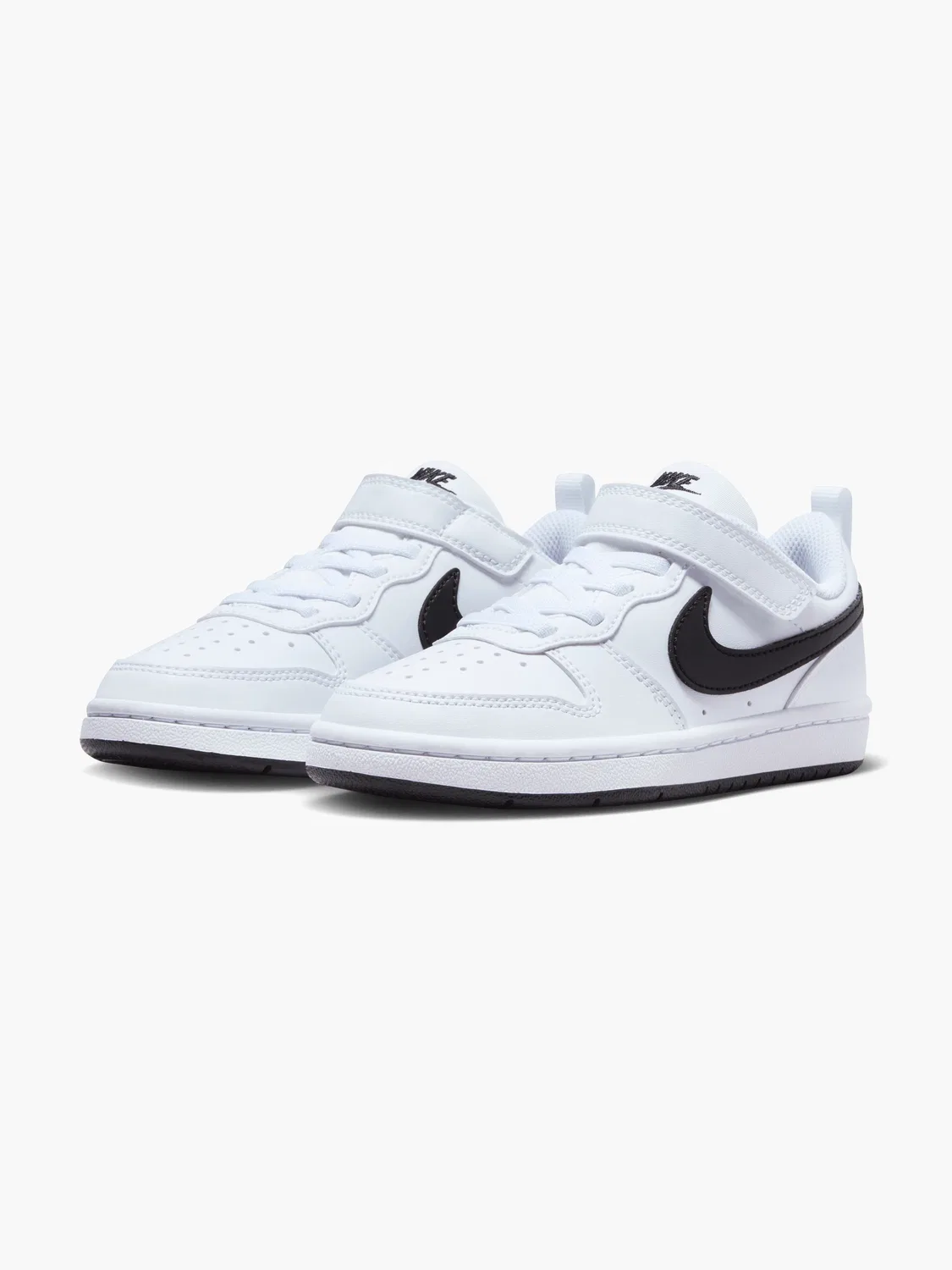 Детские полуботинки на липучке Nike, белый — фото 3