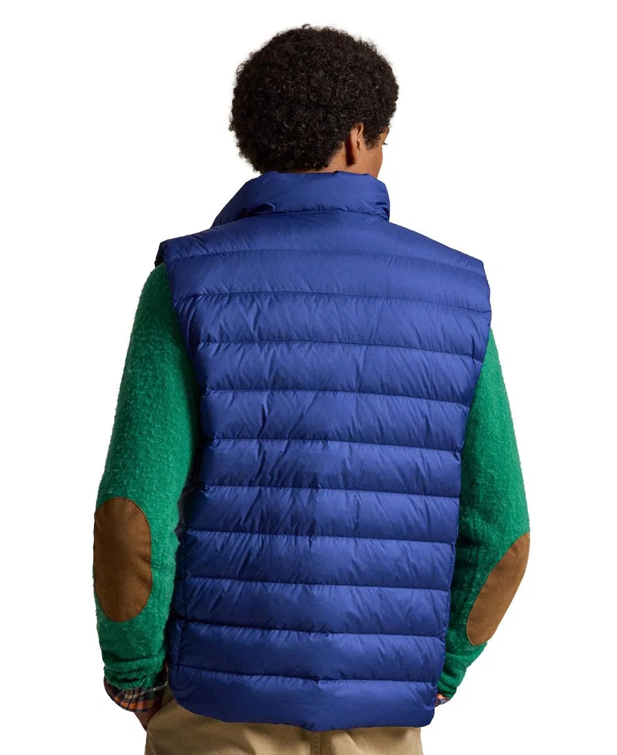 Мужской жилет утепленный с капюшоном The Colden Packable Down Vest Polo Ralph Lauren, Blue Yacht — фото 4