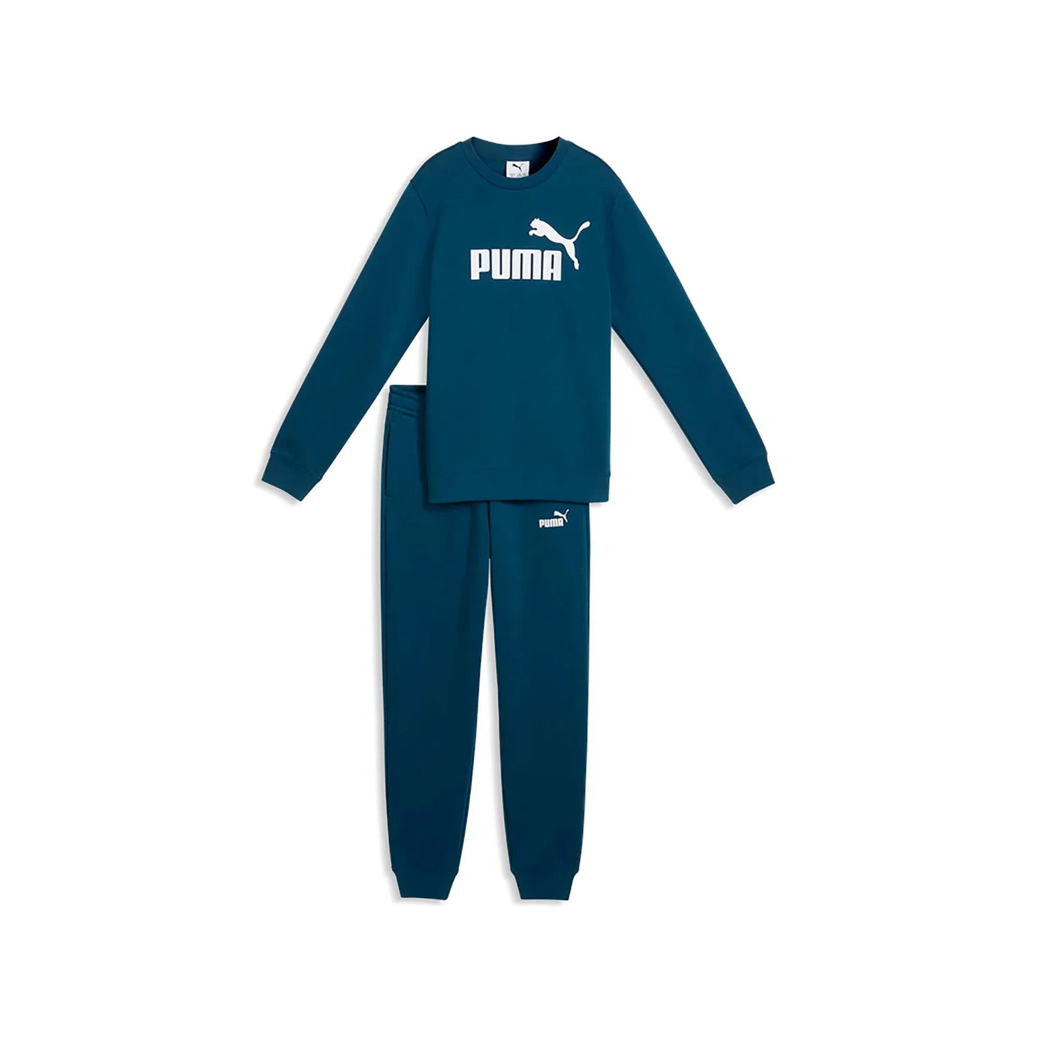 Детский спортивный костюм с длинным рукавом Puma Ess No.1 Logo Crew Sweat Anzug Fl B, Blau