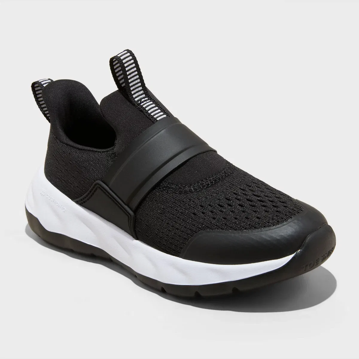 Детские кроссовки для девочек с технологией амортизации Dillon Slip-On Performance KIDS FOOTWEAR, Black