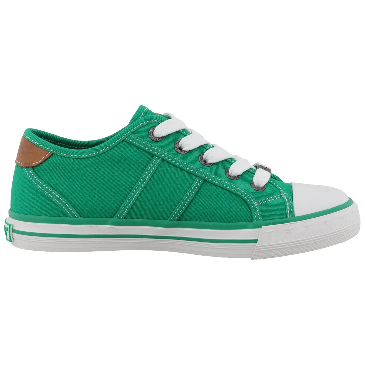 Детские кроссовки на шнуровке с контрастной отделкой Mustang Shoes, Green — фото 4