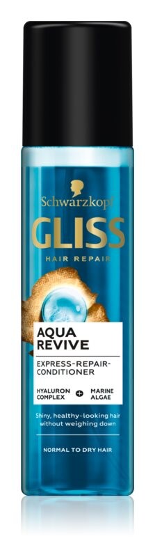 

Несмываемый бальзам для быстрой укладки волос в спрее Schwarzkopf Gliss Aqua Revive