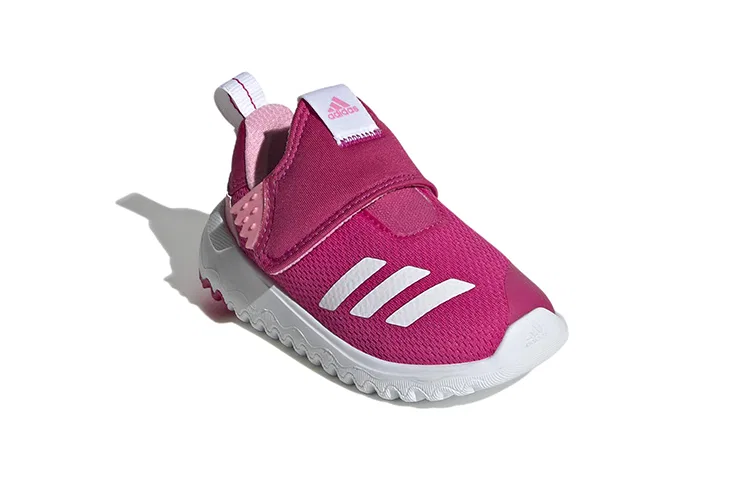 Детские кроссовки-слипоны с регулируемой застежкой-липучкой Toddler Pink Adidas — фото 4