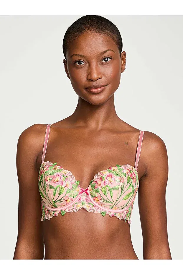 Женский бюстгальтер с кружевной отделкой Lily Victoria'S Secret, Pink Lilies