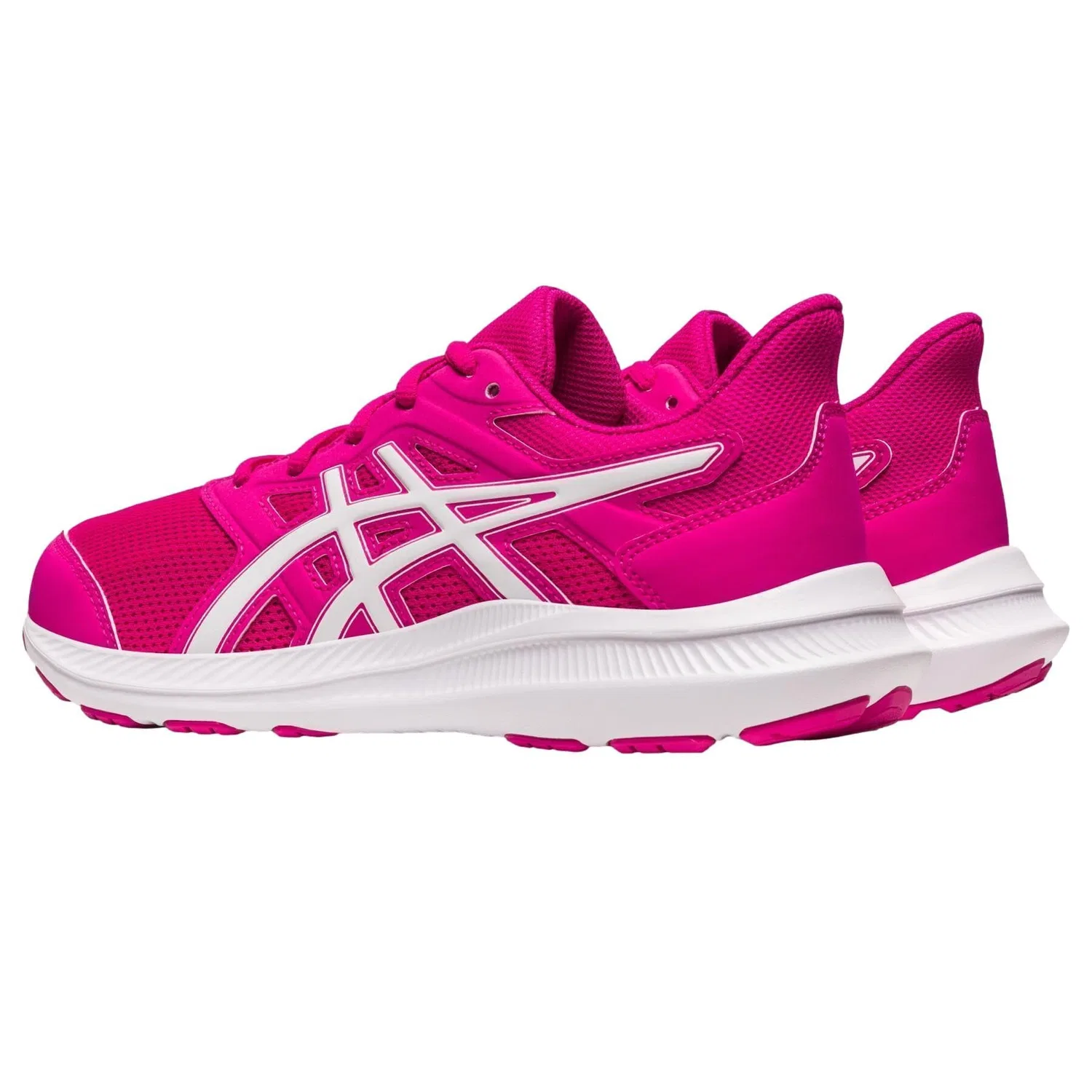 Детские кроссовки для мальчиков с максимальной амортизацией Jolt 4 Gs ASICS, Pink — фото 4
