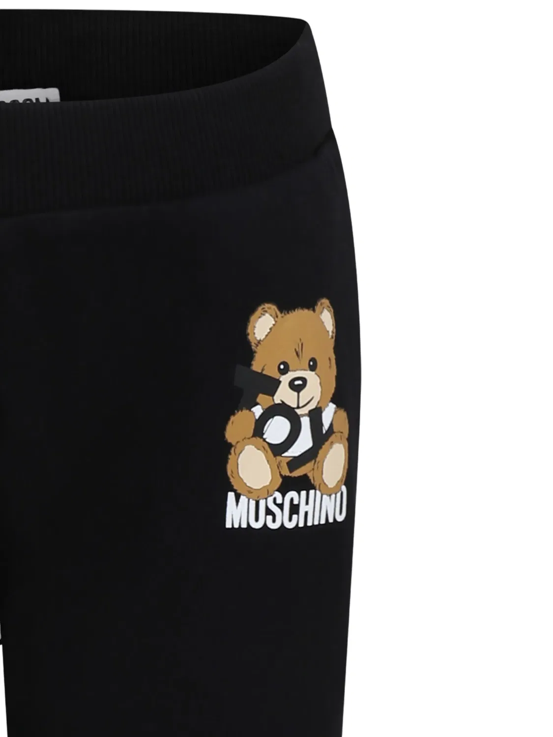 Трековые штаны с принтом Teddy Bear Moschino, черный — фото 3