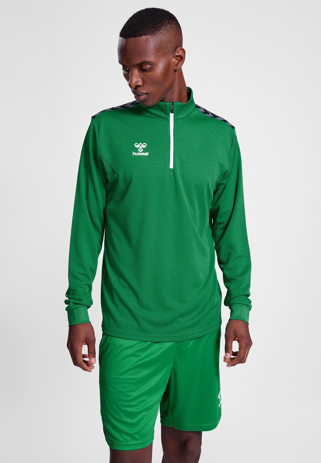

Толстовка AUTHENTIC HALF-ZIP TRAININGSPULLOVER Hummel, цвет jelly bean