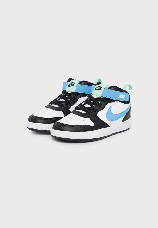 Кроссовки дышащие Court Borough Unisex от Nike Sportswear, белый, Football Blue, Black, Arctic Green — фото 2