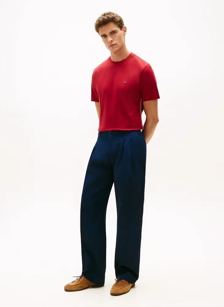 Футболка с полосами по боковым швам Global Stripe Tommy Hilfiger, красный — фото 4