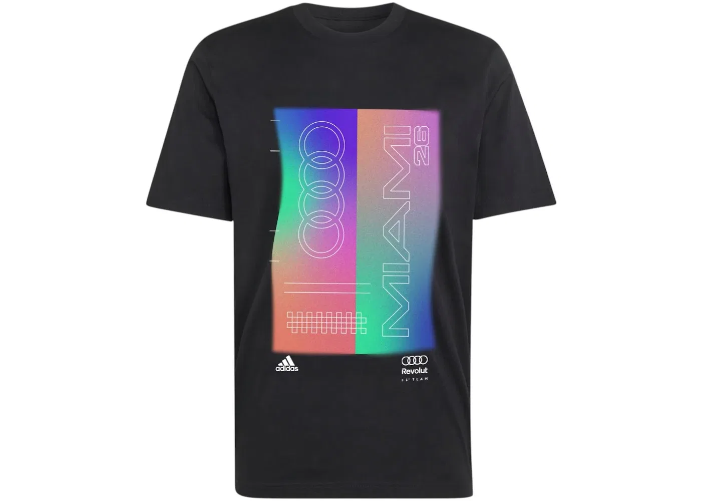 Мужская футболка с принтом Teamgeist Adidas, Black