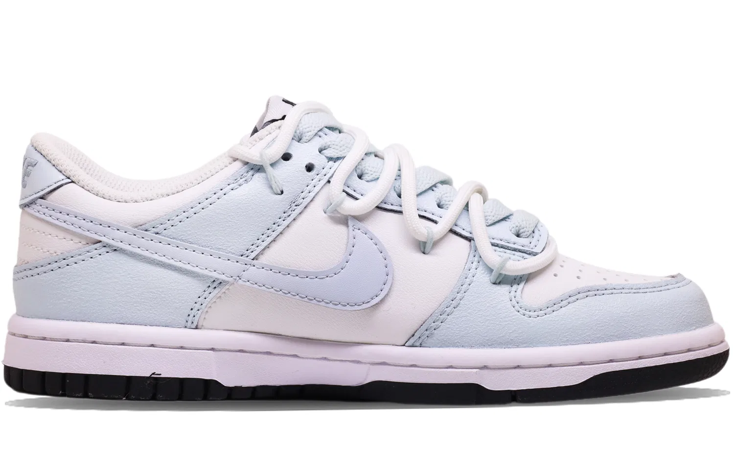 Детские кеды для скейтбординга с принтом бабочек Light Blue Nike — фото 3