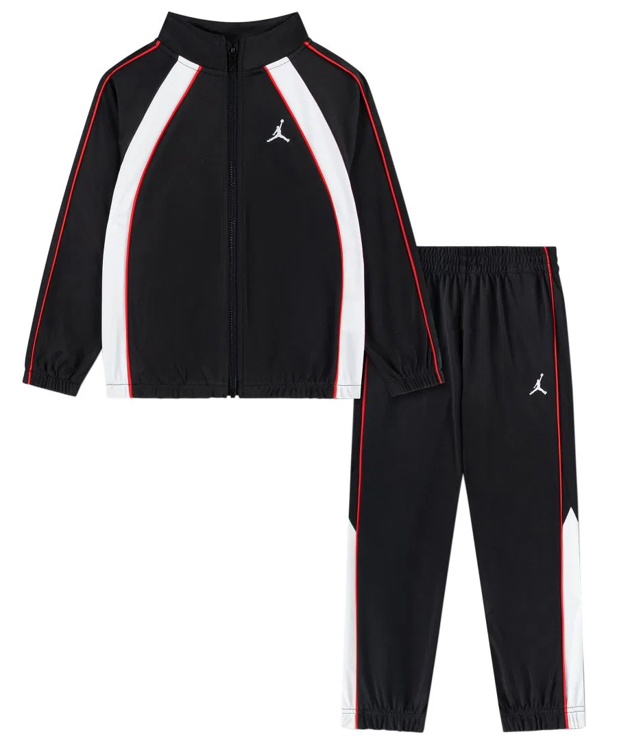 Спортивный комплект из куртки и брюк с цветными вставками Jordan, Black