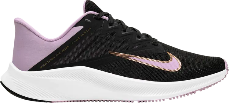 

Кроссовки Nike Wmns Quest 3 'Black Light Arctic Pink', черный