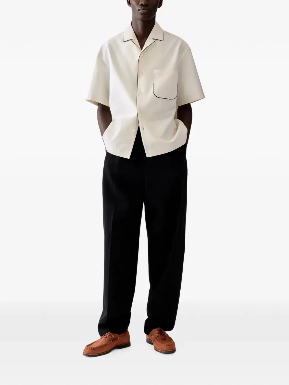 Рубашка The Pajama JACQUEMUS, бежевый — фото 2