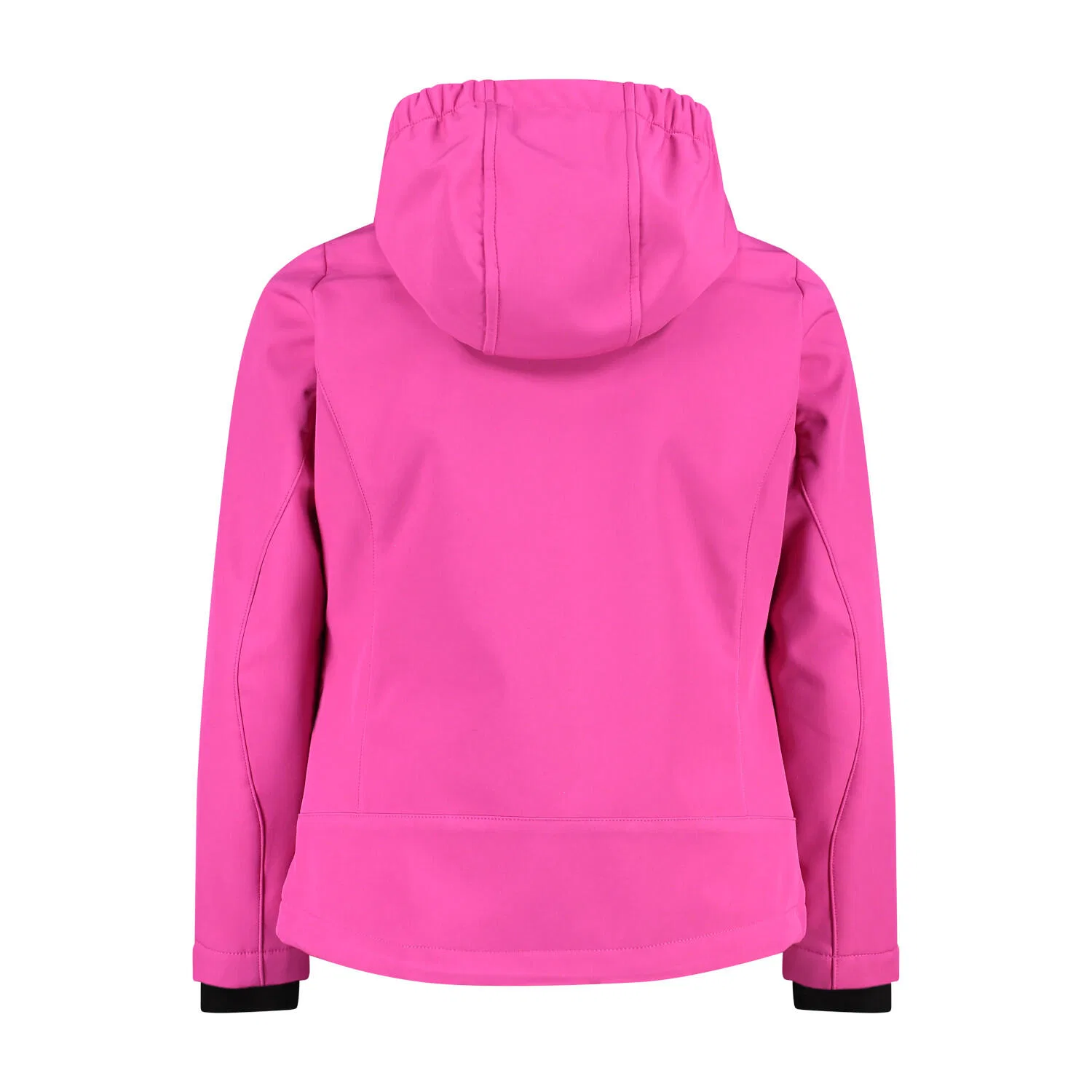 Детская софтшелл-куртка с капюшоном Fix Hood Cmp, Rosa Grau Schwarz — фото 4
