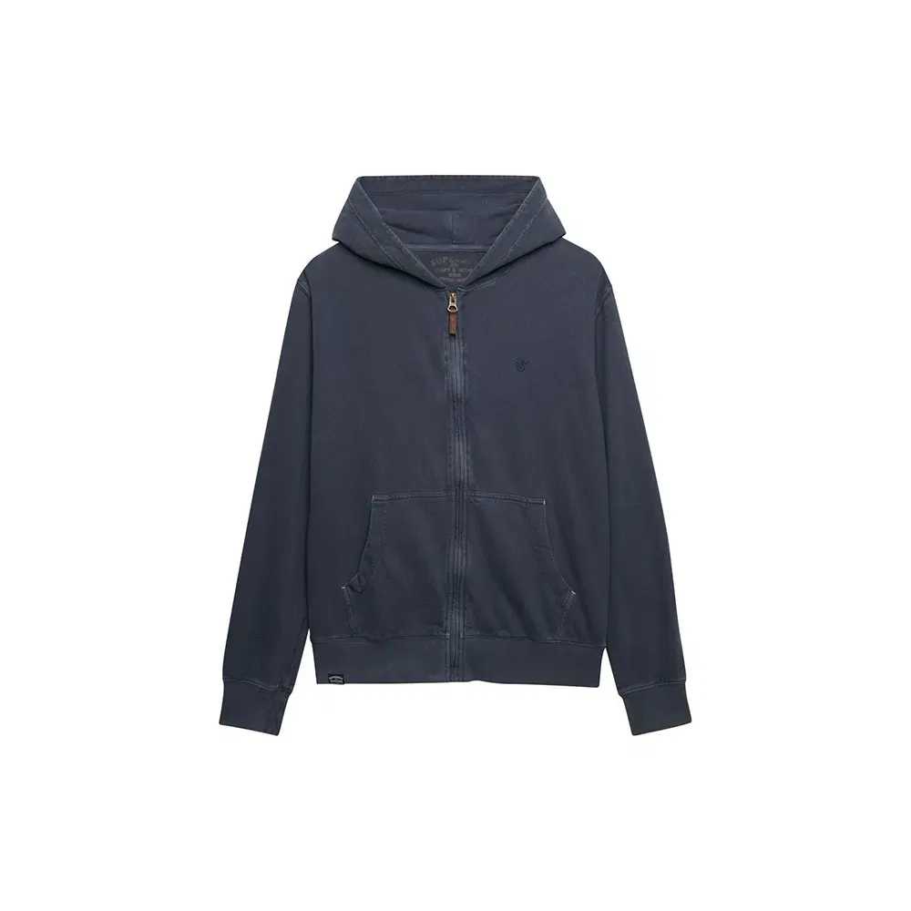 Худи на молнии Superdry Classic Essential, синий — фото 3