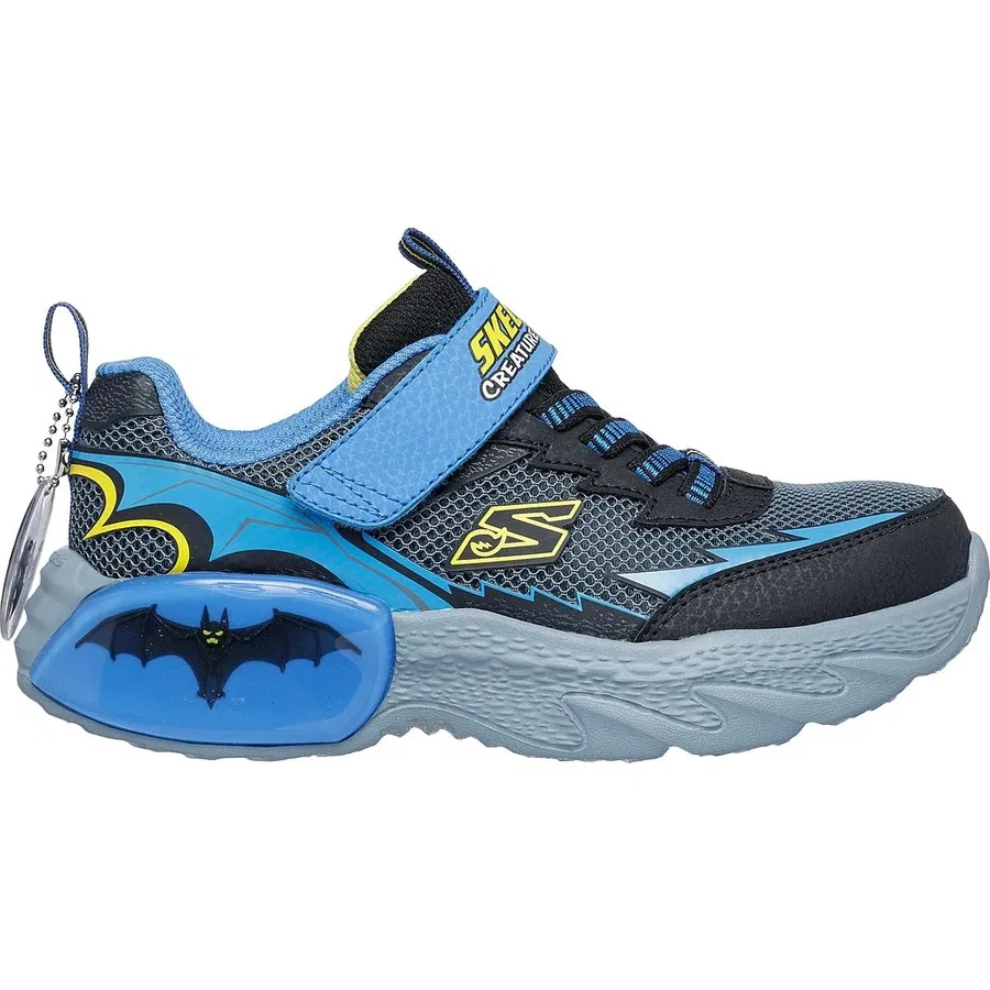 Кроссовки для мальчика с съемным брелоком Creature-Crawlers Skechers, Черный — фото 2