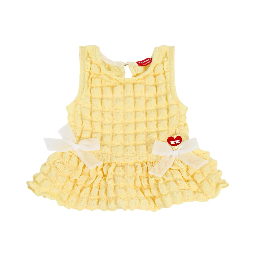 Детская блузка с длинным рукавомRibbon Farm Embossed BABYBLEE, Yellow