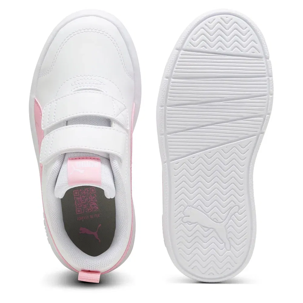 Кроссовки Courtflex V3 V PS Puma, белый — фото 2