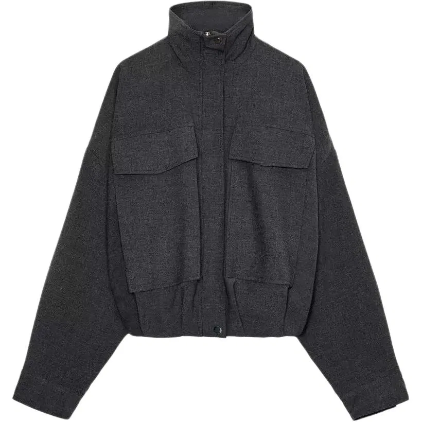 Женское пальто ZARA, Dark Gray