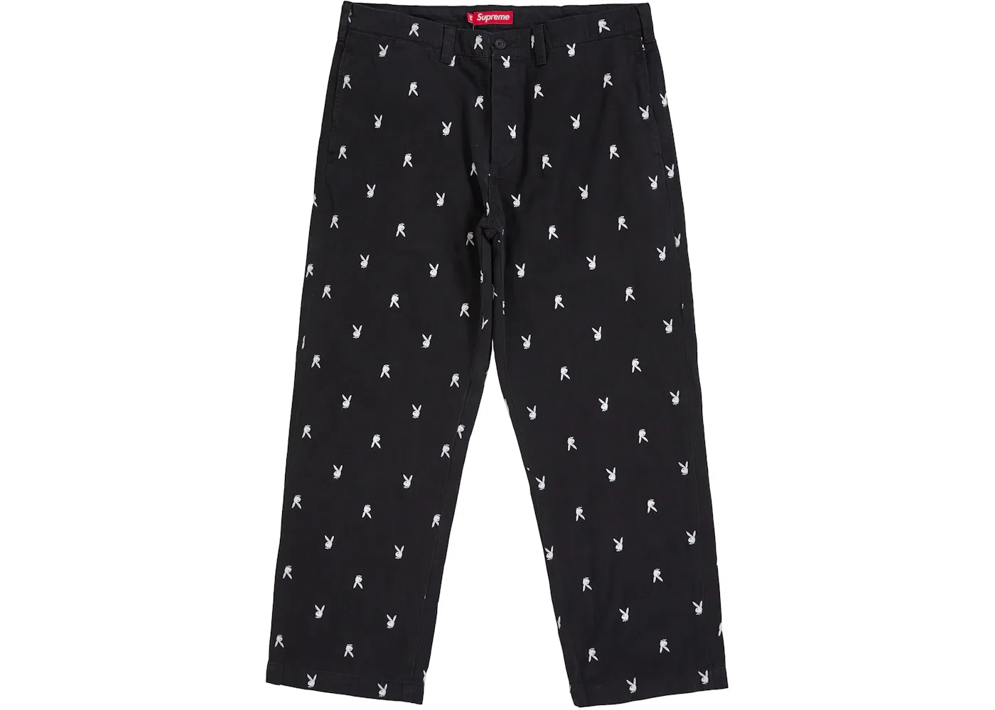 Мужские брюки Supreme Chino Pant (SS26) Black Playboy