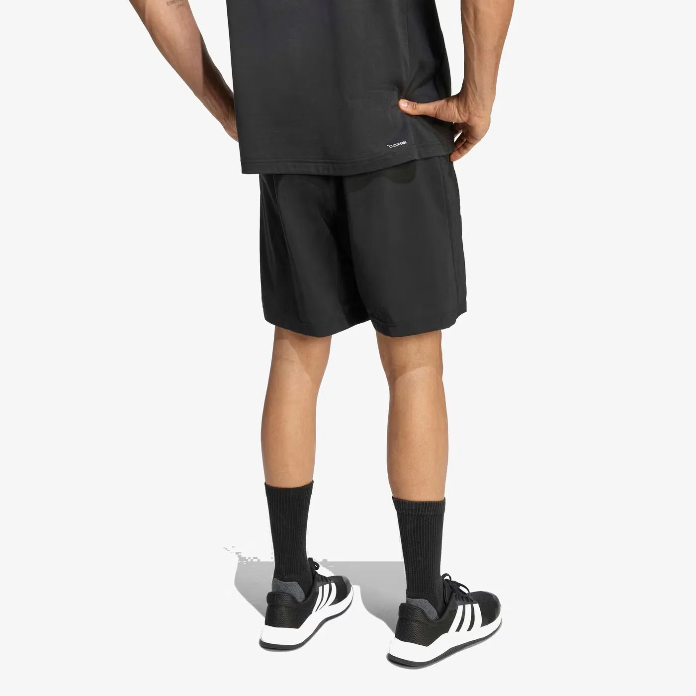 Шорты спортивные с принтом Workout Essentials Base Adidas, черный — фото 3
