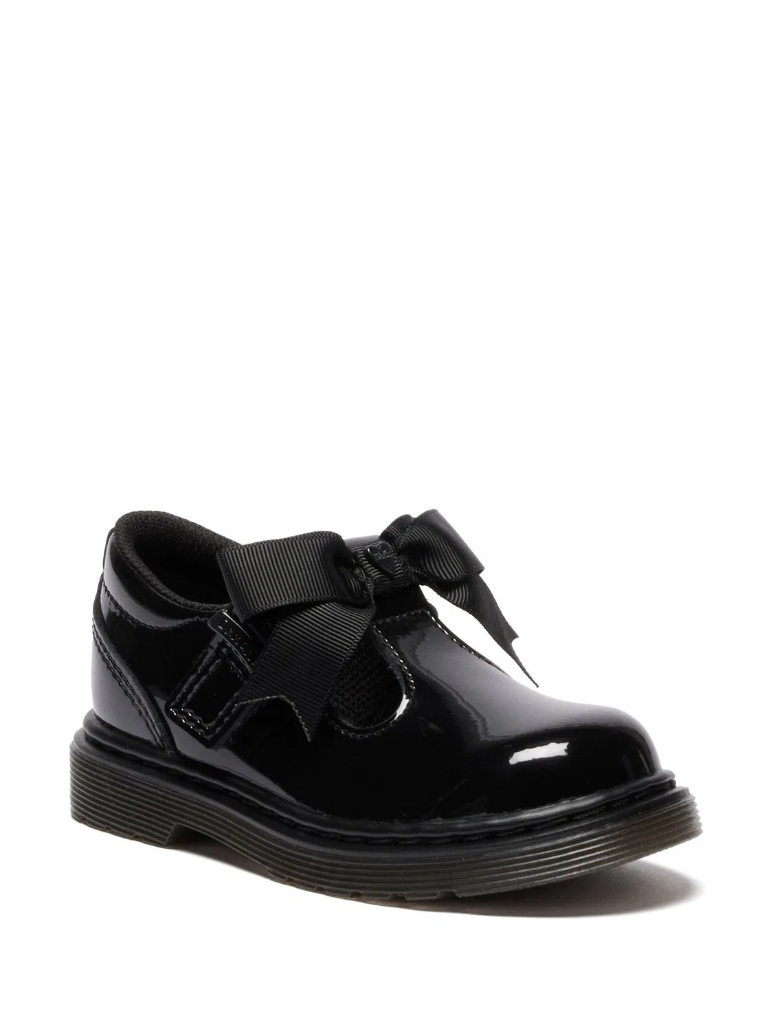 Туфли Dr. Martens Polley II Bow, детские, черные