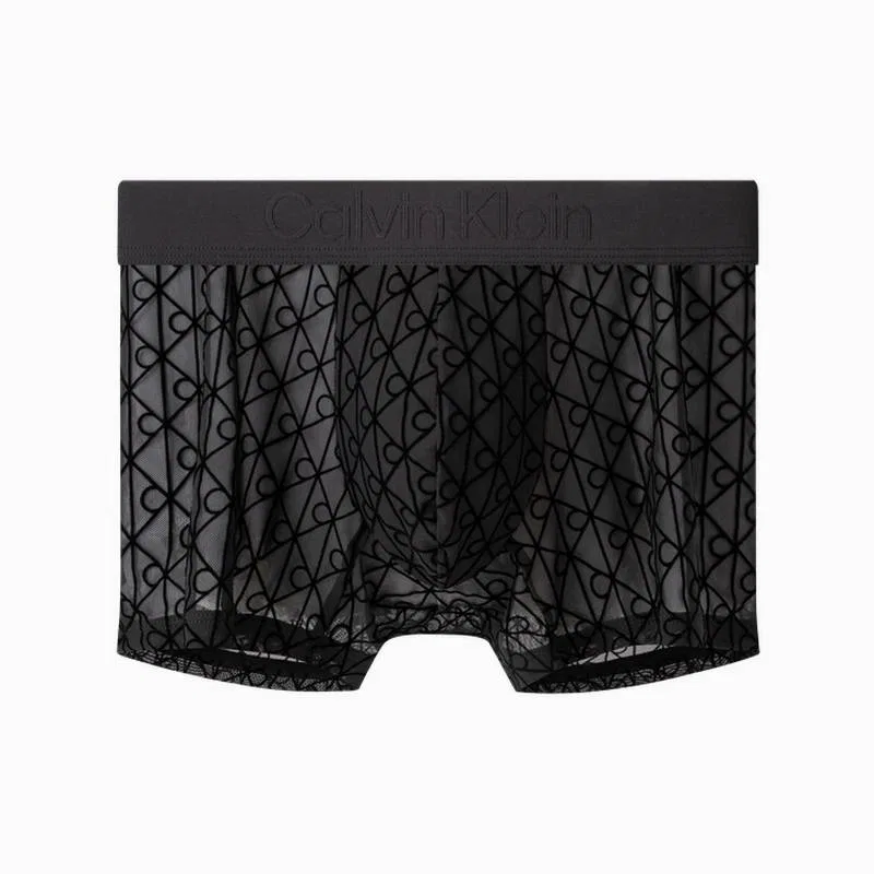 Мужские боксеры-брифы с длинной штаниной Calvin Klein, Space Black