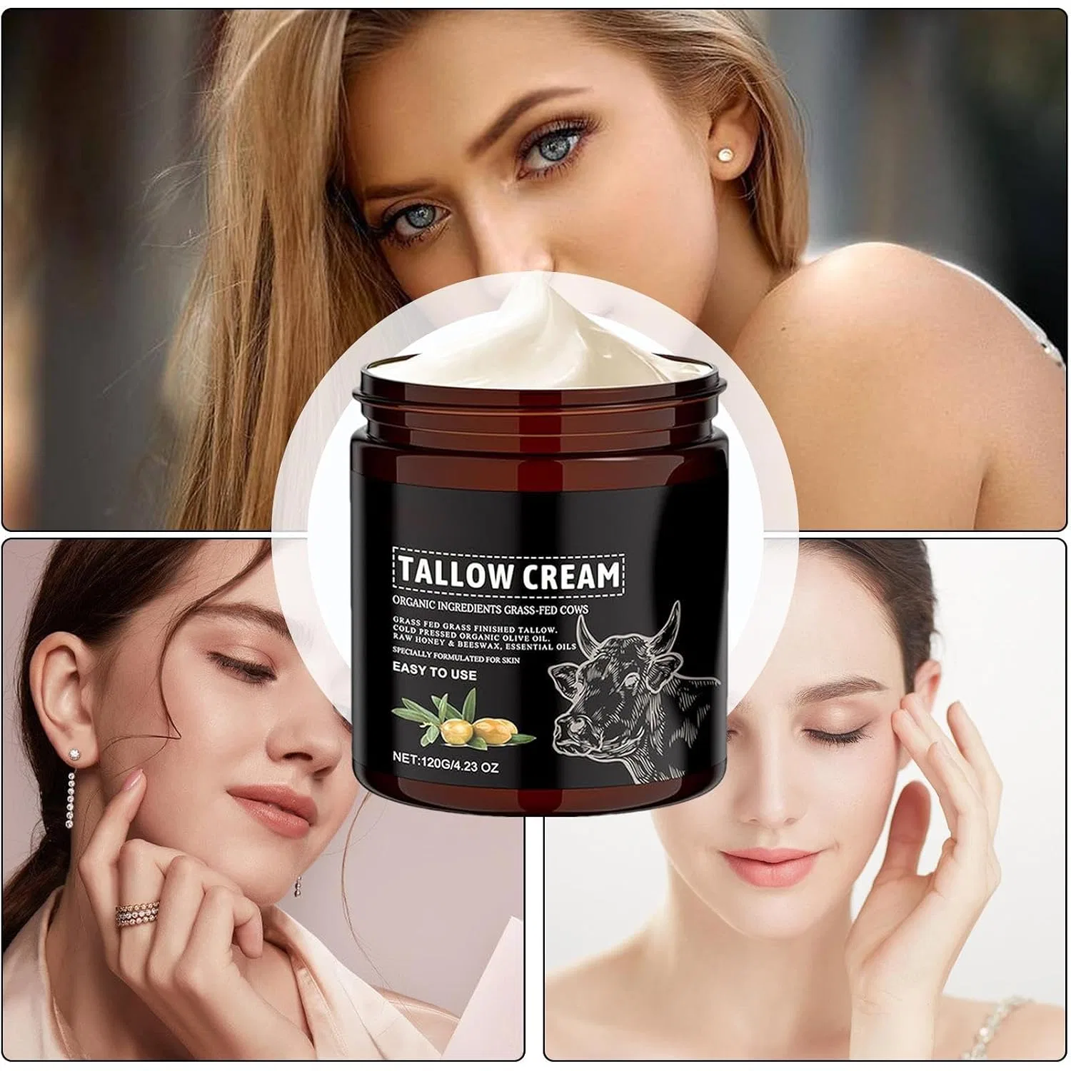 Generisch Натуральный увлажняющий бальзам для тела Face Cream, 120 г — фото 4