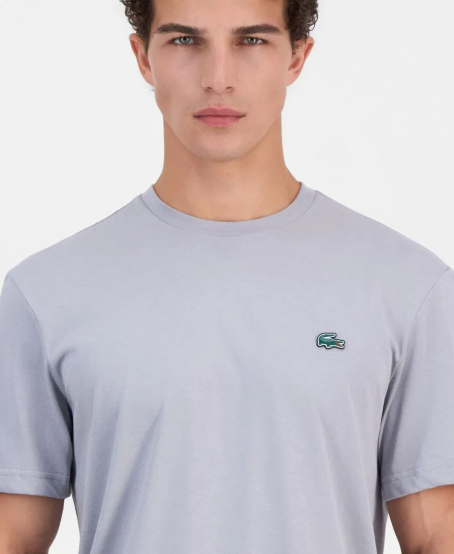 Футболка с коротким рукавом и принтом Lacoste, Gray — фото 3