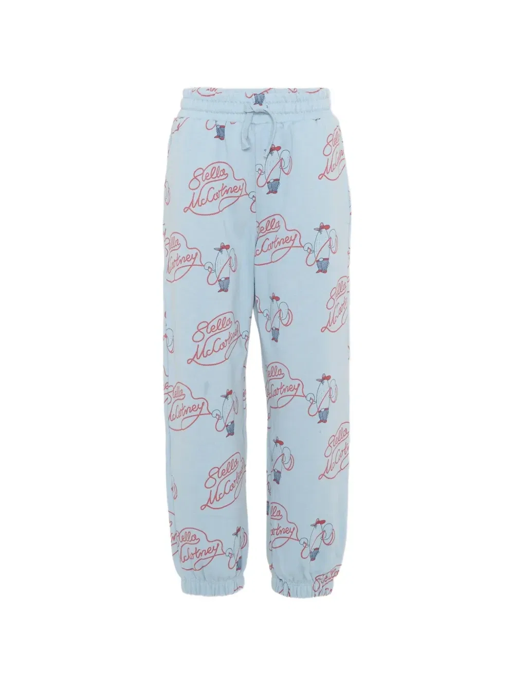 Спортивные штаны с графическим принтом Stella Mccartney Kids, синий