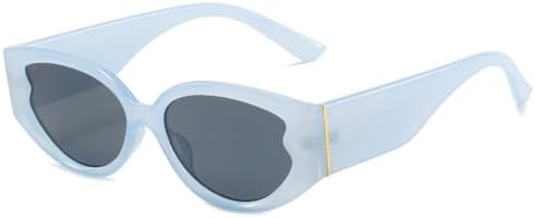 

Популярные модные солнцезащитные очки желейного цвета для женщин, ретро-очки овальной формы с градиентом цвета «чайный чай», мужские солнцезащитные очки UV400 MTZJH, Jelly Blue Grey