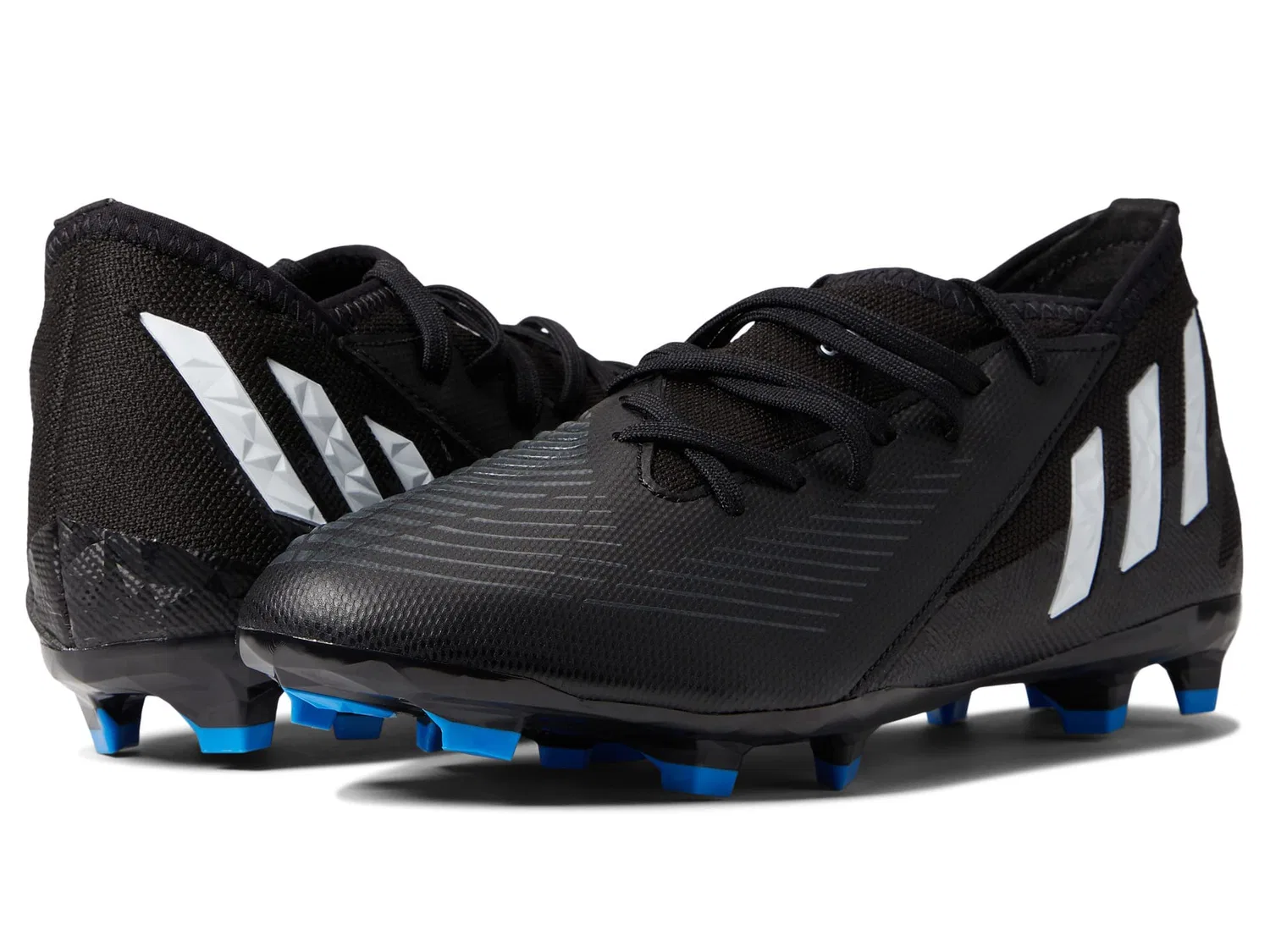 Детские футбольные бутсы Predator Edge.3 Adidas, Nucleo Nero Bianco Rosso Vivo — фото 2