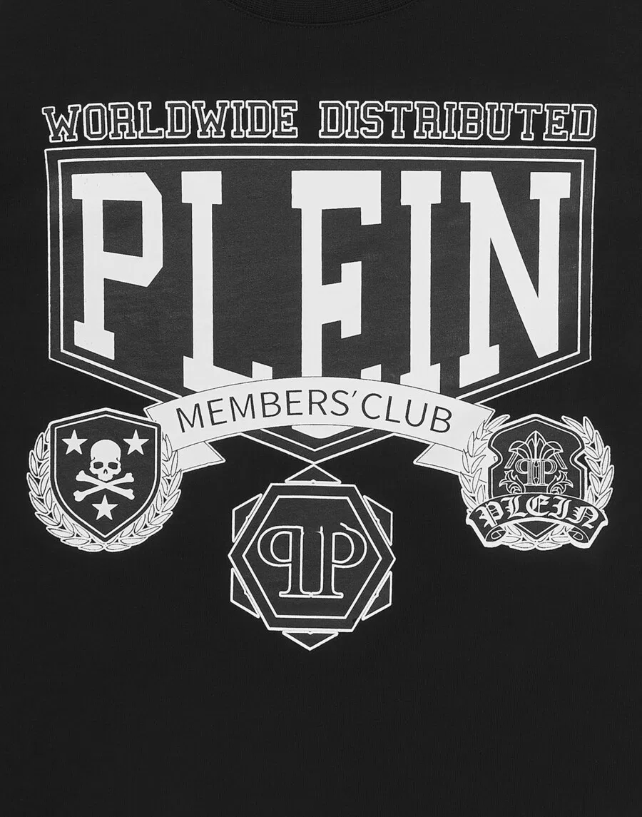 Рубашка Philipp Plein 'College' черного цвета — фото 3
