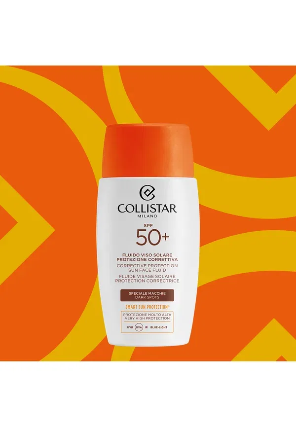 Корректирующий солнцезащитный флюид для лица с SPF 50+ - защита от солнца 50 мл Collistar — фото 3