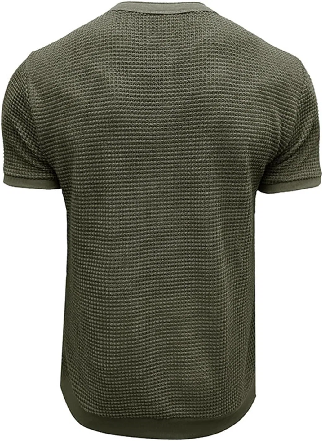 Мужская футболка с круглым вырезом длинным рукавом Golf, Army Green — фото 3