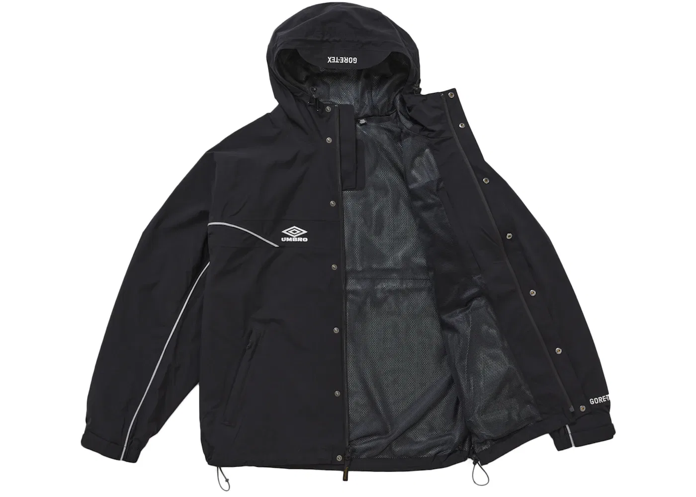 Мужская куртка с капюшоном из GORE-TEX Supreme Umbro, Black — фото 2