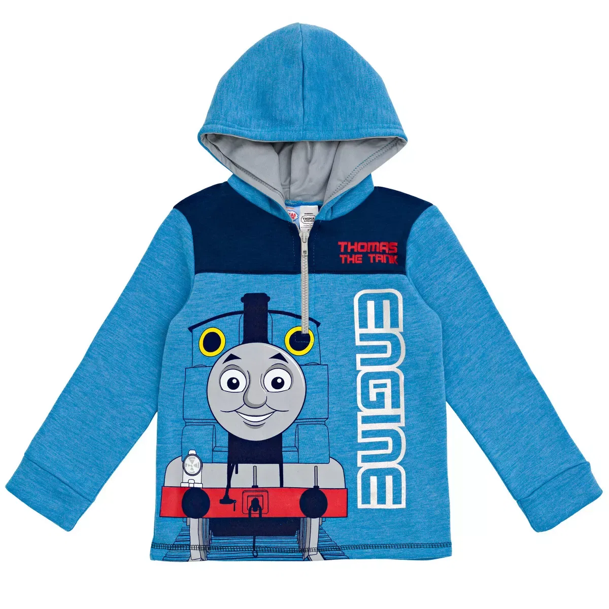 Детский свитшот с капюшоном с принтом Thomas & Friends, Blue