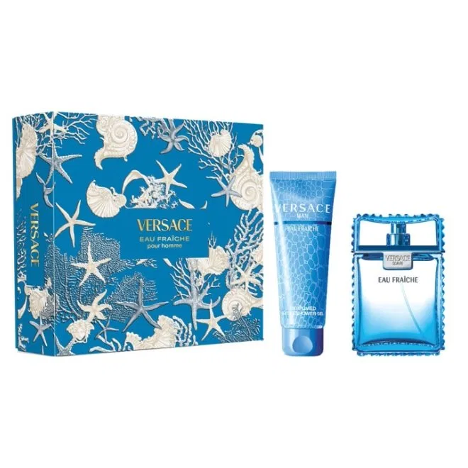 Мужской набор парфюмерии Eau Fraiche Pour Homme Versace, Желтый