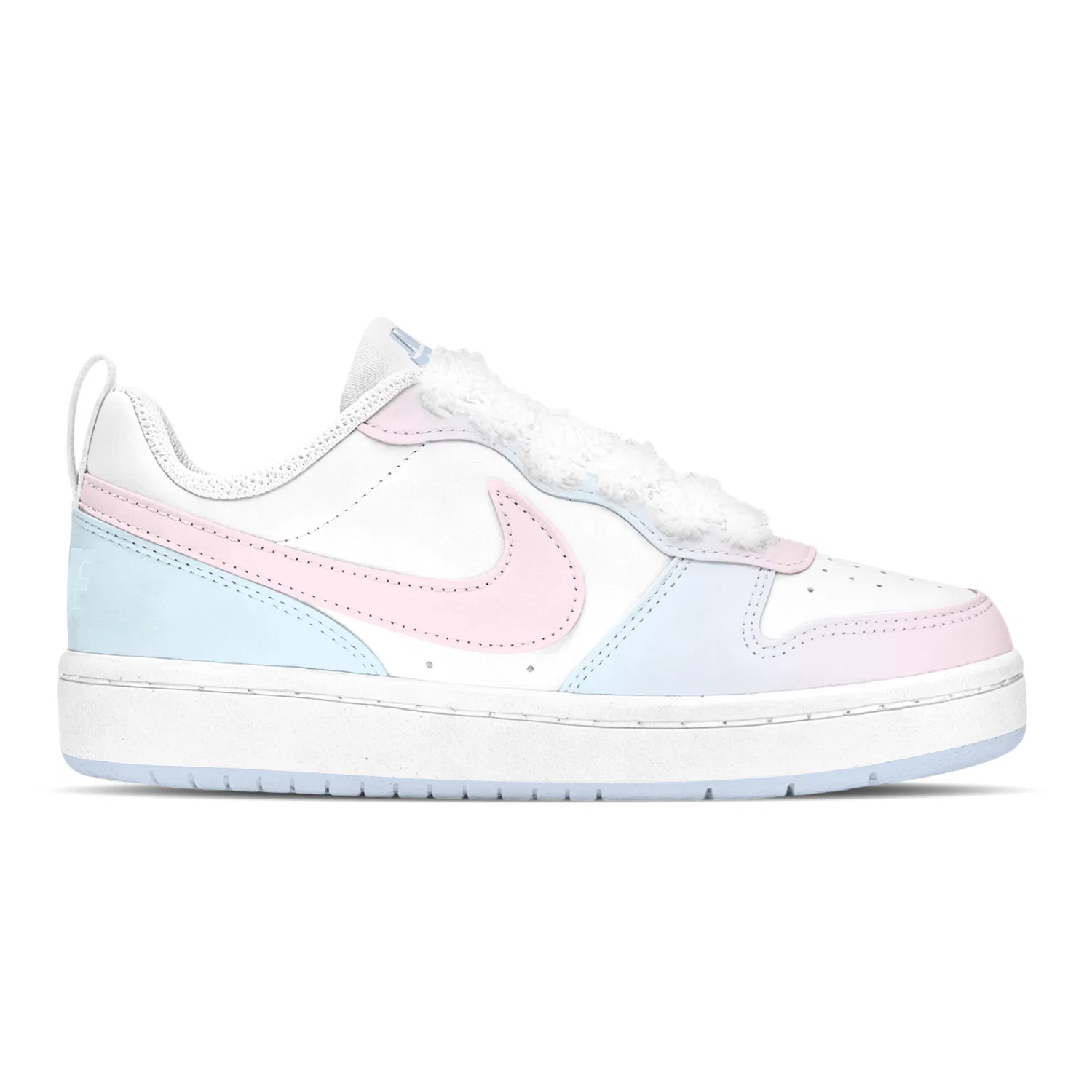 Детские скейтборд-кеды с низким верхом Blue/Pink Nike — фото 4