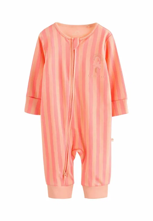 Комплект боди с цветочным принтом Baby Sleepsuits 3 Pack Next, pink, розовый — фото 2