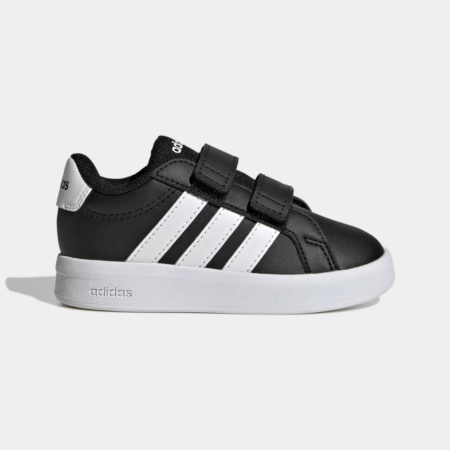 Детские кеды классические Grand Court 3.0 Adidas Sportswear, Core Black/Ftwr White — фото 2