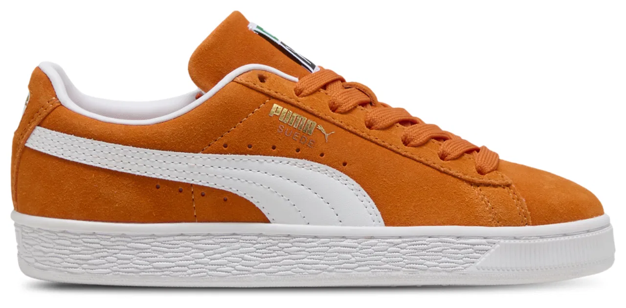 Кроссовки для девочек Suede Classic PUMA, цвет Cayenne Pepper/Puma White